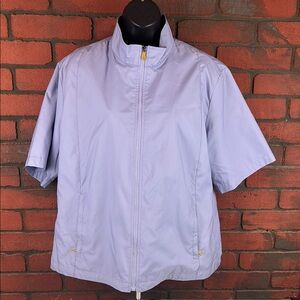 North‎ End Women's Purple Zip-Up XL Top – Athleisure, Y2K